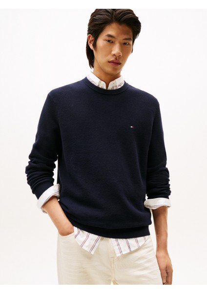 Tommy Hılfıger Essentıal Structure Crew Neck Kazak
