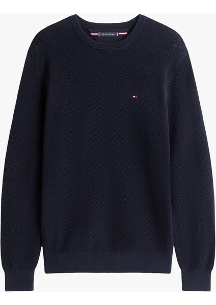 Tommy Hılfıger Essentıal Structure Crew Neck Kazak indirimleri