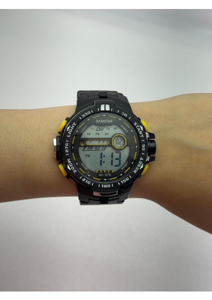 Alarmlı-Işıklı-Kronometreli-5 Atm Su Geçirmez-Hediyelik Çocuk Kol Saati