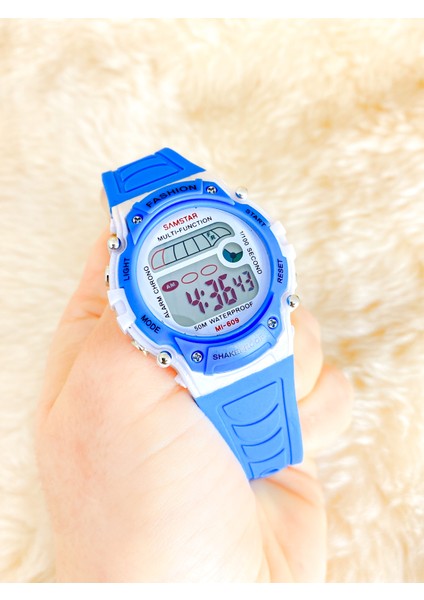 Alarmlı-Işıklı-Kronometreli-5 Atm Su Geçirmez-Hediyelik Çocuk Kol Saati fırsatları