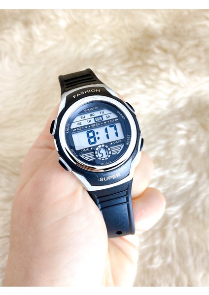 Alarmlı-Işıklı-Kronometreli-5 Atm Su Geçirmez-Hediyelik Çocuk Kol Saati fırsatları