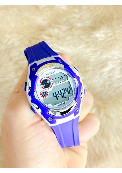 Alarmlı-Işıklı-Kronometreli-5 Atm Su Geçirmez-Hediyelik Çocuk Kol Saati fırsatları