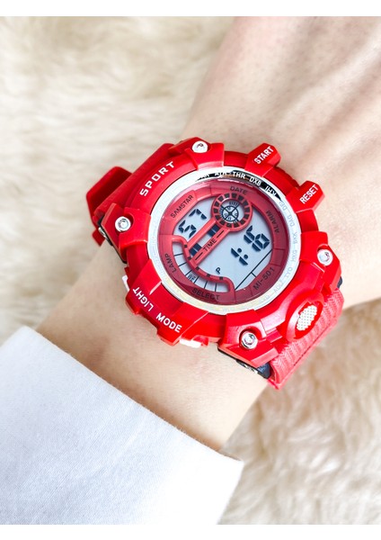 Alarmlı-Işıklı-Kronometreli-5 Atm Su Geçirmez-Hediyelik Çocuk Kol Saati