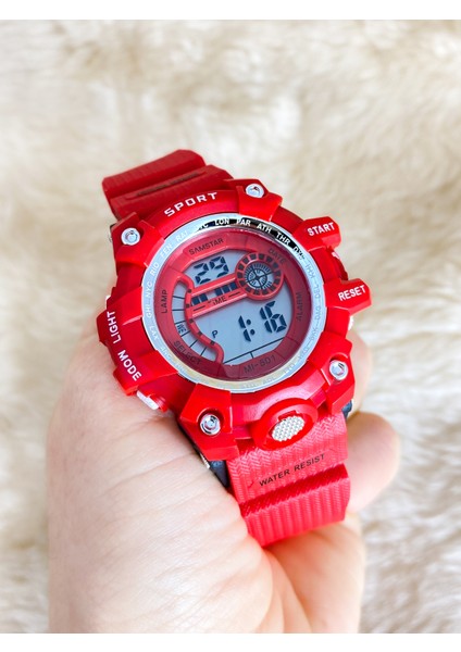 Alarmlı-Işıklı-Kronometreli-5 Atm Su Geçirmez-Hediyelik Çocuk Kol Saati fırsatları