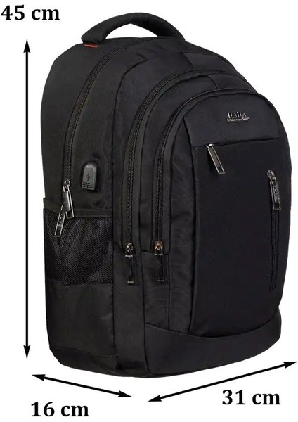 Dada Darbe Emici USB Aparatlı Su Geçirmez Kumaş Günlük Okul Sırt Çantası fiyatları