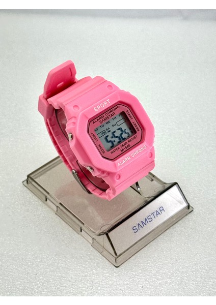 Alarmlı-Işıklı-Kronometreli-5 Atm Su Geçirmez-Hediyelik Çocuk Kol Saati fırsatları