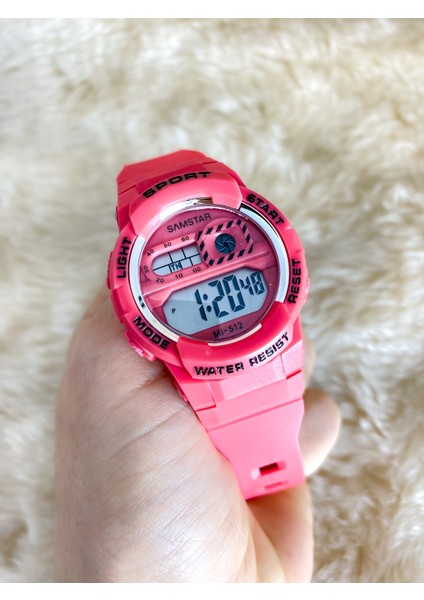 Alarmlı-Işıklı-Kronometreli-5 Atm Su Geçirmez-Hediyelik Çocuk Kol Saati fırsatları
