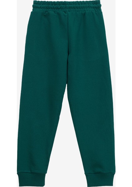 Lastikli Paça Koyu Yeşil Erkek Çocuk Eşofman Altı D5WB-EA3052 fiyatları