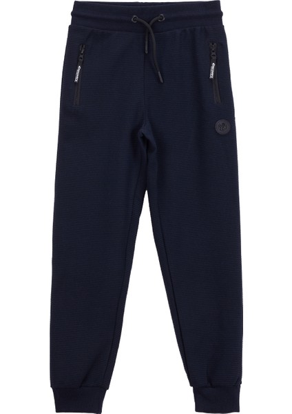 Lastikli Paça Lacivert Erkek Çocuk Eşofman Altı D5WB-EA3101