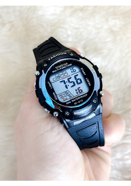 Alarmlı-Işıklı-Kronometreli-5 Atm Su Geçirmez-Hediyelik Çocuk Kol Saati fırsatları