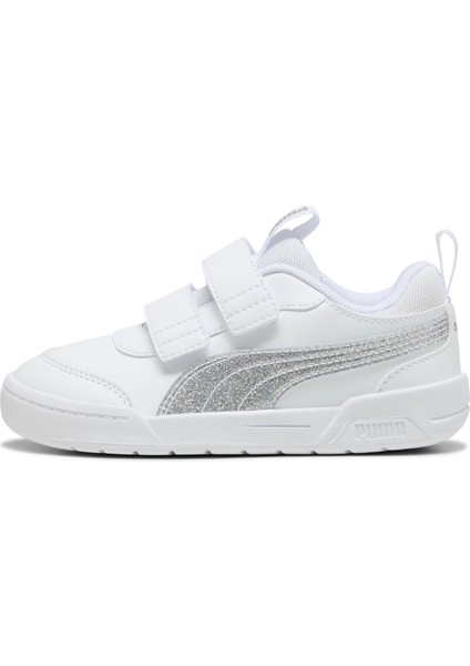 Beyaz Kız Çocuk Yürüyüş Ayakkabısı 40321102-PUMA Multiflex 2 Glitz Fs fiyatları