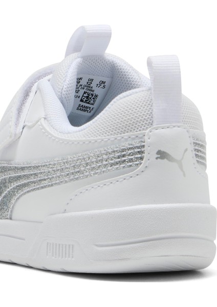Beyaz Kız Çocuk Yürüyüş Ayakkabısı 40321102-PUMA Multiflex 2 Glitz Fs fırsatları
