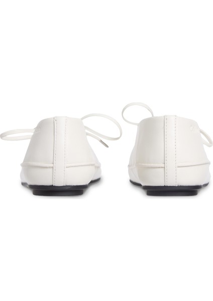 Deri Beyaz Kadın Babet HW0HW02656 indirimleri