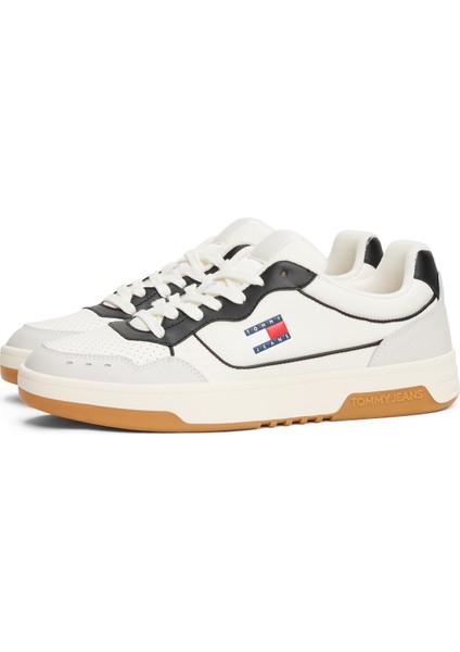 Beyaz - Çok Renkli Erkek Sneaker Tjm Cupsole Elevated Leather fiyatları