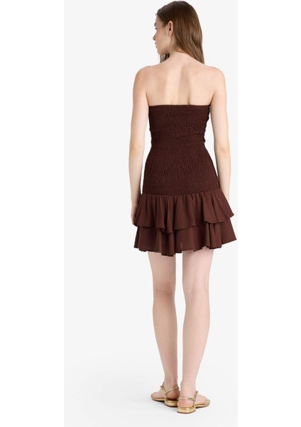 Straplez Gipeli Mini Elbise indirimleri