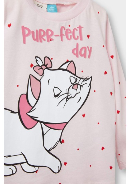 Kız Bebek Aristocats Pijama Takımı Uzun Kollu Üst Uzun Alt F4589A525AU modelleri