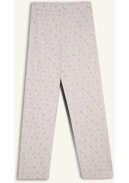 Pijama Takımı Regular Fit Kısa Kollu Üst Uzun Alt-Fall in Love F6987AX25AU modelleri