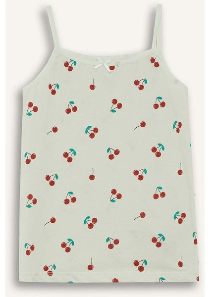 Kız Çocuk Meyve Desenli 2'li Atlet F8579A825AU fiyatları