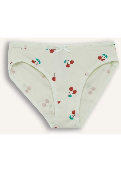 Kız Çocuk Meyve Desenli 3'lü Slip Külot F8583A825AU fiyatları