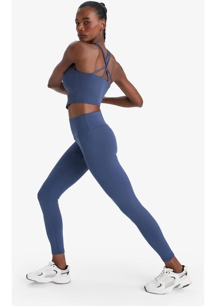 Fit Toparlayıcı Yüksek Bel Esnek Kumaş Basic Sporcu Tayt B4147AX25AU fırsatları