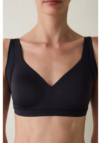 Aging Siyah Contour Balensiz Dolgusuz Sütyen