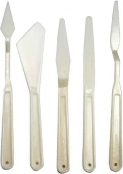 Luna Beyaz Spatula Seti 5 Parça