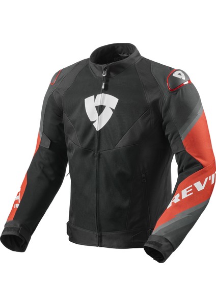 Fortuna Aır Siyah-Kırmızı Motosiklet Montu