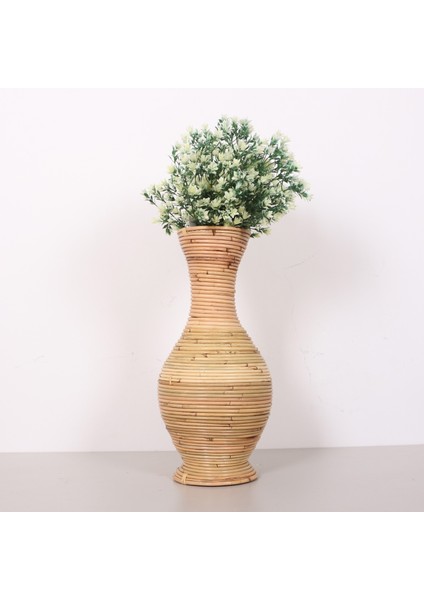 Mylamp Bingül Doğal Rattan Dekoratif Vazo 24X50 cm fiyatları