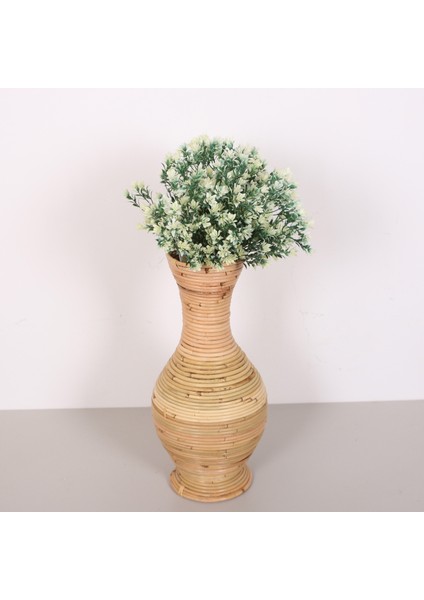 Mylamp Bingül Doğal Rattan Dekoratif Vazo 24X50 cm modelleri