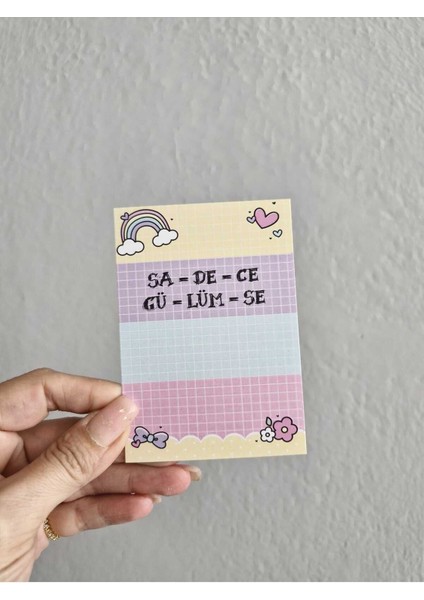 Iyi Tatiller Temalı Gülümse Bileklik Kartı-Tatil Kartı-Çok Amaçlı Kart 7*10 cm - 30 Adet