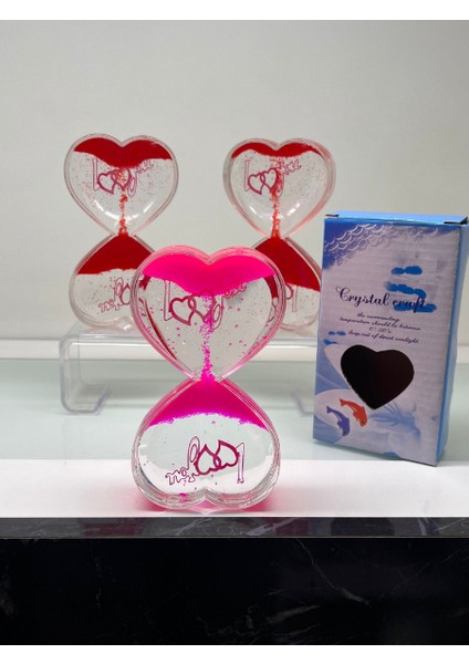 Kalp Şeklinde Jel Kum Saati