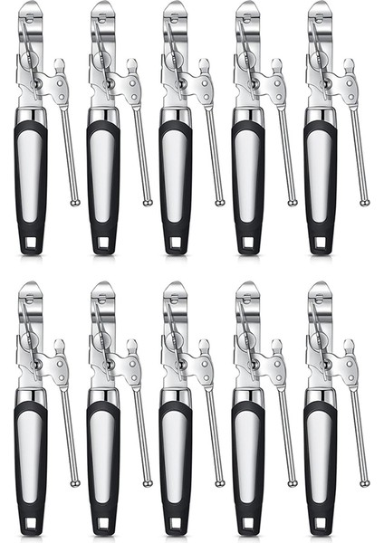 10 Adet Can Kılavuzu Kılavuzu Can Açıcı Yumuşak Slip Slip Grip Sapı Ağır Hizmet Tipi El Tipi Açıcı Güvenlik Yapabilir. (Yurt Dışından)