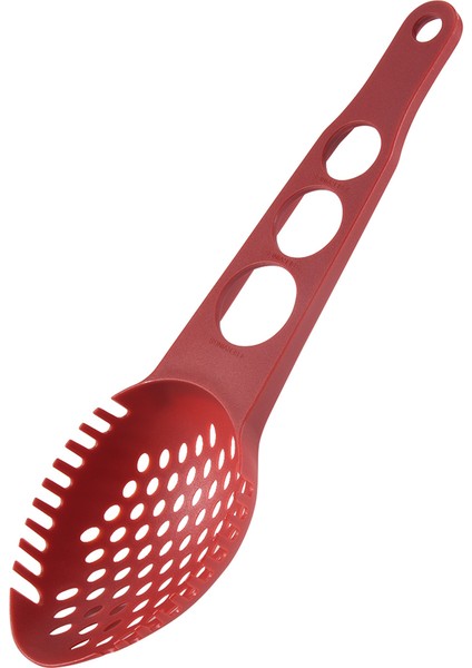 Naylon Spagetti Sunucusu Yapışmaz Makarna Çatal Yuvalı Kaşık Gıda Süzgeci Spagetti Ölçümü Takım Süzgeç Kepçesi (Yurt Dışından)