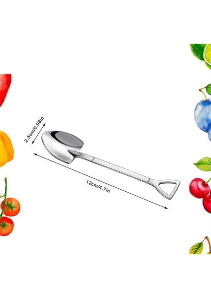 20 Paket Kürek Şekli Espresso Kaşıkları, 4.7 Inç Paslanmaz Çelik Mini Kahve Kaşıkları, Tatlı Için Küçük Kaşıklar, Çay (Yurt Dışından) fırsatları
