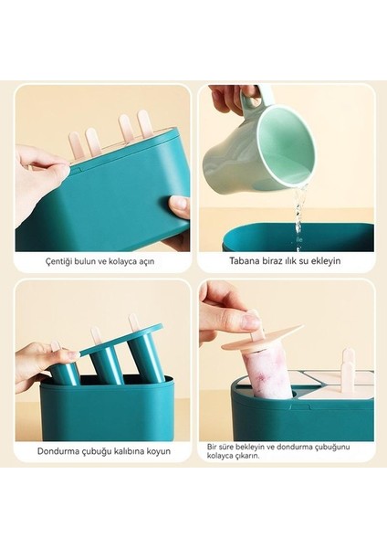 Dondurma Kalıbı Ev Yapımı Buz Kalıbı Buz Küpü Öğütücü (Yurt Dışından) modelleri