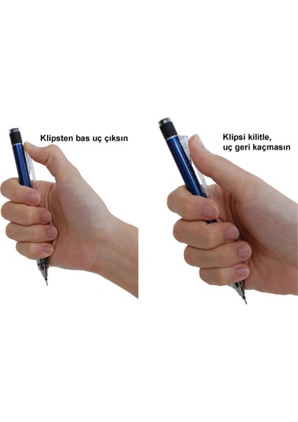 Mono Graph Mekanik Pastel Buz Mavi 0.7 Uçlu Kalem (MG-44R7) indirimleri