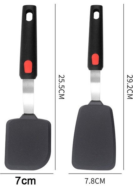 Esnek Silikon Spatula Turner, 600 ° F Isıla Dayanıklı Silikon Spatula Steas Tenceresi Için Set, Mutfak Aletleri (Yurt Dışından) indirimleri
