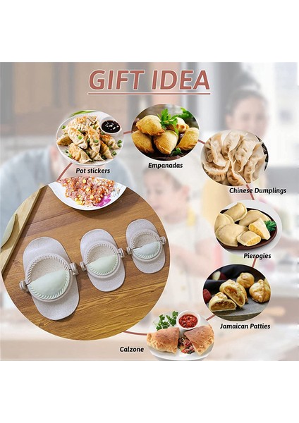 Hamurlu Maker, Hamur Kesici ve Dolgulu Kaşıkla Seti Empanadas Pres Kalıp Makinesi, Empanada Kalıpları (Yurt Dışından) fırsatları