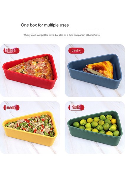 Pizza Artık Saklama Kabı, Yeniden Kullanılabilir Pizza Slicone Konteyneri, Silikon Gıda Konteyneri, B (Yurt Dışından) modelleri