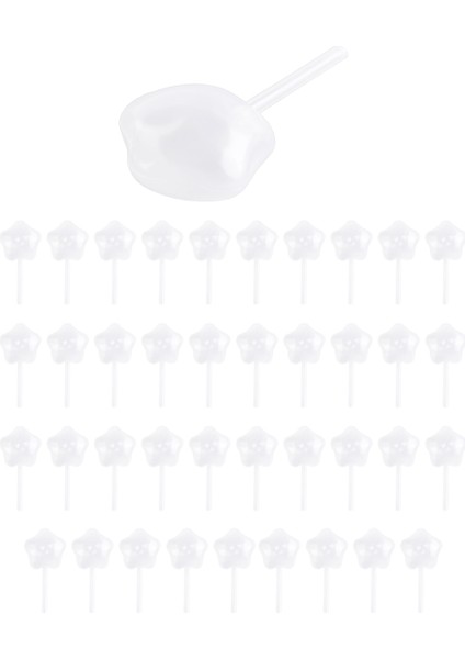 50PCS 4ml Cupcakes Tek Kullanımlık Plastik Transfer Pipetleri Çikolata Veya Çilek Için Sıvı Damla, Yıldız Tarzı (Yurt Dışından) fiyatları