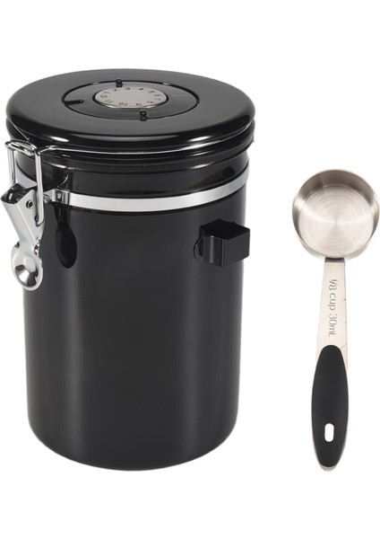Kahve Kavanoz Hava Geçirmez 500G Fasulye, 1.8l Fasulye Konteyneri, Kahve Tozu, Çay, Kakao Için Kaşık Depolama Kavanozlu Vakum Kahve Kutusu (Yurt Dışından) modelleri