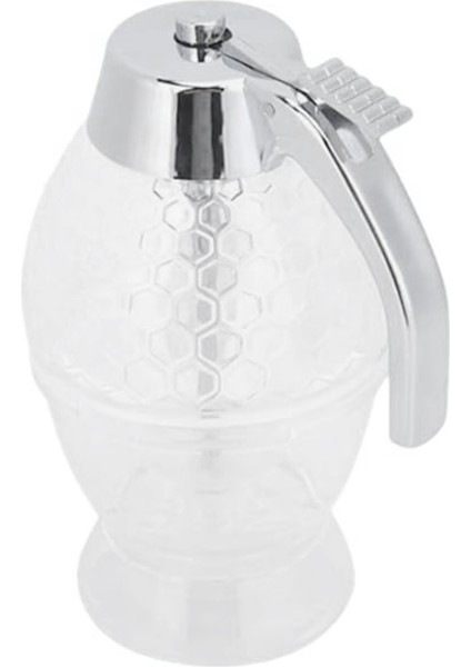 Bal Dağıtıcı Şurup Kavanozu ve Stand Petek Şeklinde Pot Hassas Servis Için Damla Dağıtıcı Yok (Yurt Dışından)