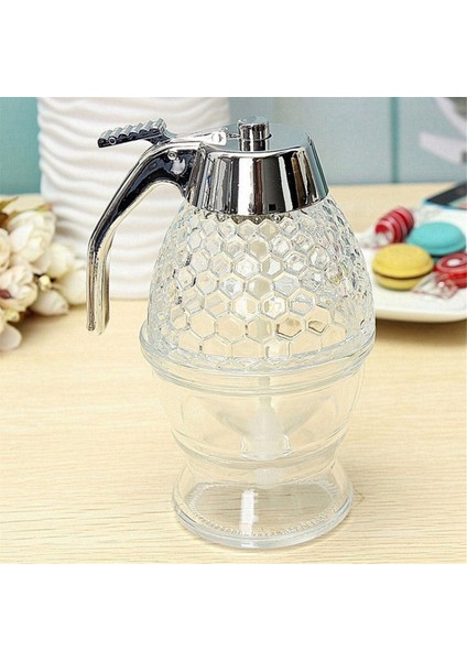 Bal Dağıtıcı Şurup Kavanozu ve Stand Petek Şeklinde Pot Hassas Servis Için Damla Dağıtıcı Yok (Yurt Dışından) fırsatları