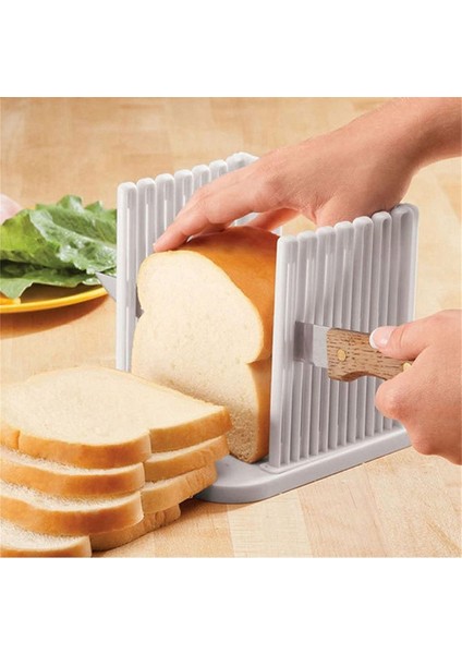 Ev Yapımı Ekmek, Plastik Ekmek Dilimleyici Somun Için Ayarlanabilir Tost Dilimleyici/ Kesme Kılavuzu (Yurt Dışından) fırsatları