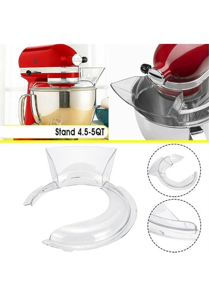 Kitchenaid Pouring Shield Aksesuar Eki Için 4.5-5t Kaseler Için Kitchenaid KSM500PS KSM450 Mixe KN1PS (Yurt Dışından) indirimleri