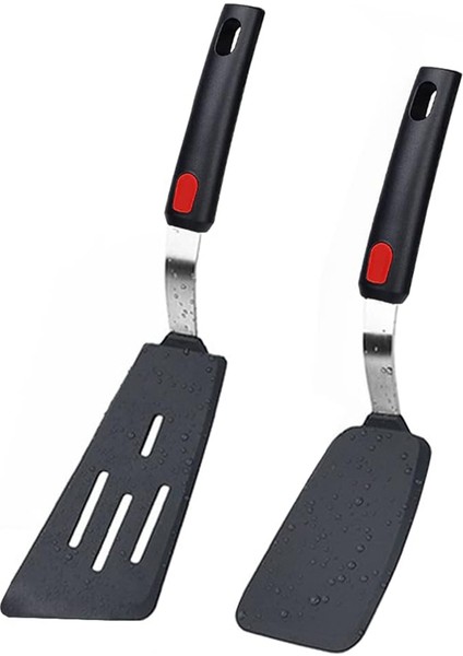 Silikon Spatula Seti 2, 600 ° F Isıya Dayanıklı Pişirme Spatülleri Yapışmaz Tencere, Mutfak Eşyaları Spatula Kullanır (Yurt Dışından)