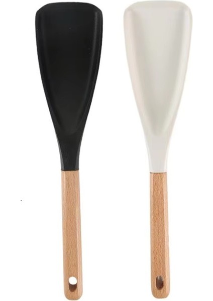 Mutfak Spatula Karıştırma Spatula Kaşık Isıya Dayanıklı Yapışmaz Pişirme Pişirme ve Karıştırma Gıda Sınıfı Silikon Alet (Yurt Dışından)