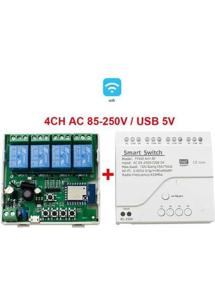 Tuya Smart Switch Wifi Dıy Zamanlayıcı Kablosuz Denetleyicisi Evrensel Break Timer Akıllı Yaşam LED Işık Anahtarı Alexa Aksesuarları (Yurt Dışından) fırsatları