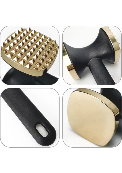 Biftek Hammer Mallet Çift Taraflı Çinko Alaşımlı Et Ihale Meater Maksimize Edi Tadı Eti Çekiç, Gümüş (Yurt Dışından) modelleri