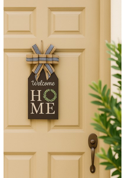 Sarmaşık Welcome Home Model Kapı Duvar Süsü Hediyelik (40 Cm) fiyatları